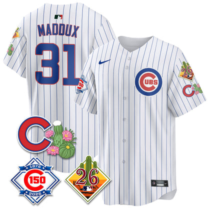 CHC 2026 Spring Training Vapor Limited Jersey - 150th Anniversary Patch - All Stitched-DTD