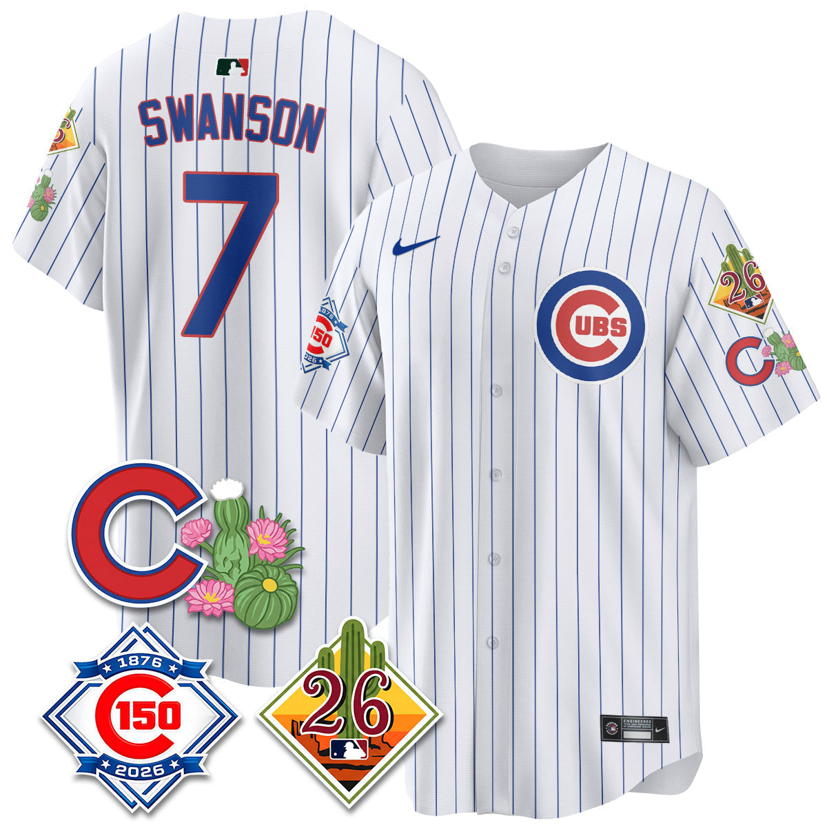 CHC 2026 Spring Training Vapor Limited Jersey - 150th Anniversary Patch - All Stitched-DTD