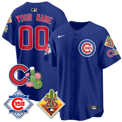CHC 2026 Spring Training Vapor Limited Jersey - 150th Anniversary Patch - All Stitched-DTD