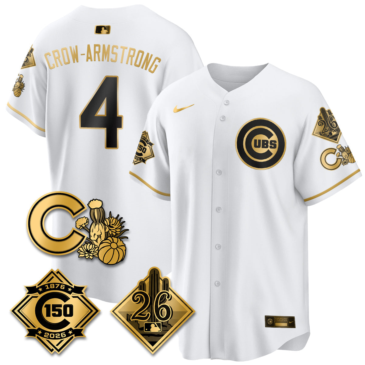 CHC 2026 Spring Training Vapor Limited Jersey - 150th Anniversary Patch - All Stitched-DTD