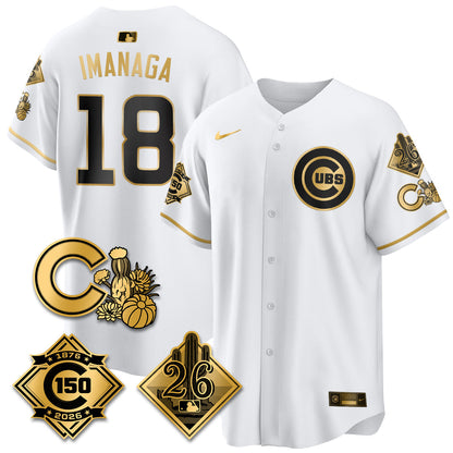 CHC 2026 Spring Training Vapor Limited Jersey - 150th Anniversary Patch - All Stitched-DTD