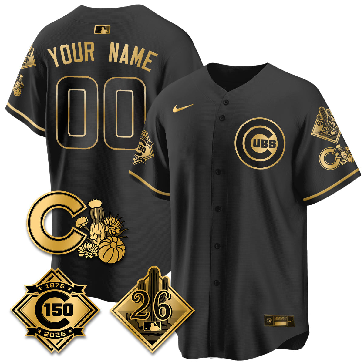 CHC 2026 Spring Training Vapor Limited Custom Jersey - 150th Anniversary Patch - All Stitched-DTD