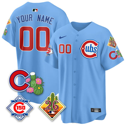 CHC 2026 Spring Training Vapor Limited Custom Jersey - 150th Anniversary Patch - All Stitched-DTD