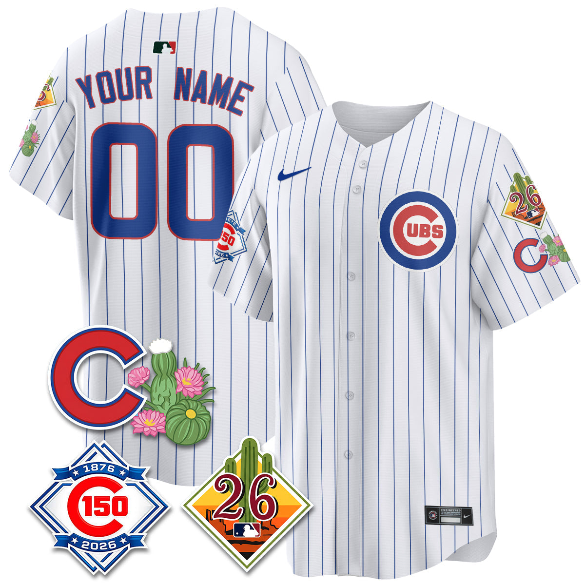 CHC 2026 Spring Training Vapor Limited Custom Jersey - 150th Anniversary Patch - All Stitched-DTD