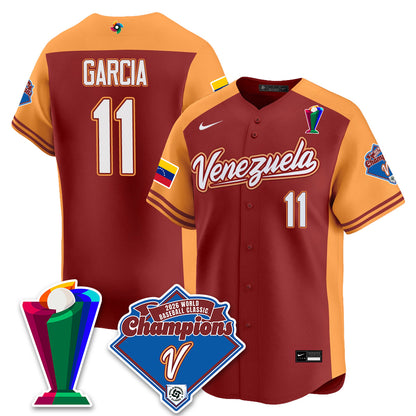 Venezuela Baseball 2026 World Baseball Classic Champions Limited Jersey - All Stitched-DTD