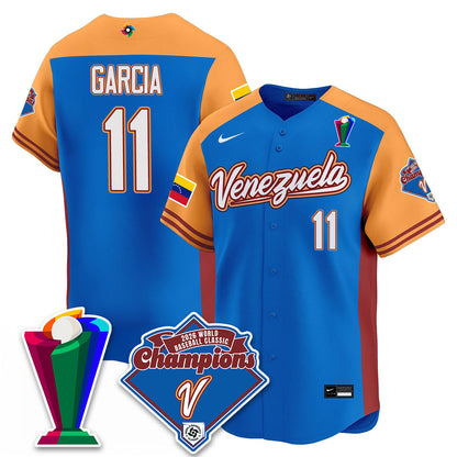 Venezuela Baseball 2026 World Baseball Classic Champions Limited Jersey - All Stitched-DTD