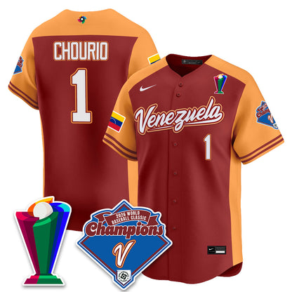 Venezuela Baseball 2026 World Baseball Classic Champions Limited Jersey - All Stitched-DTD