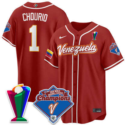 Venezuela Baseball 2026 World Baseball Classic Champions Limited Jersey - All Stitched-DTD