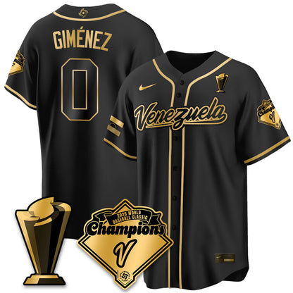 Venezuela Baseball 2026 World Baseball Classic Champions Limited Jersey - All Stitched-DTD