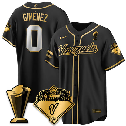 Venezuela Baseball 2026 World Baseball Classic Champions Limited Jersey - All Stitched-DTD