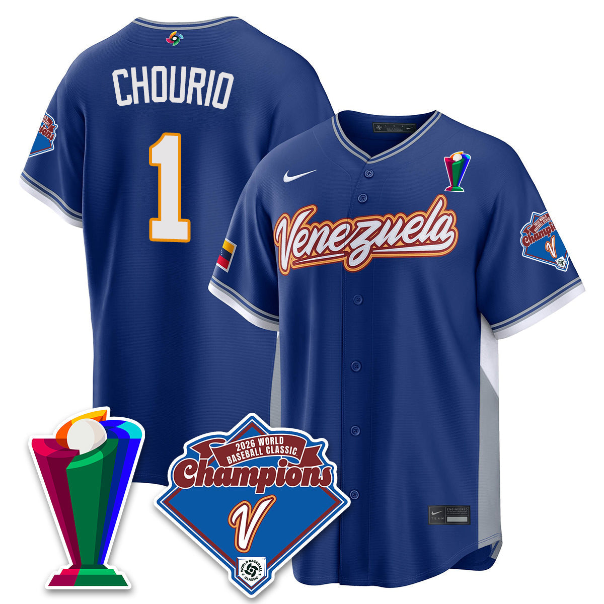 Venezuela Baseball 2026 World Baseball Classic Champions Limited Jersey - All Stitched-DTD