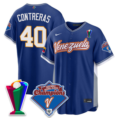 Venezuela Baseball 2026 World Baseball Classic Champions Limited Jersey - All Stitched-DTD