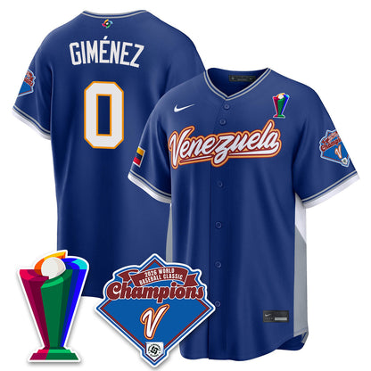 Venezuela Baseball 2026 World Baseball Classic Champions Limited Jersey - All Stitched-DTD