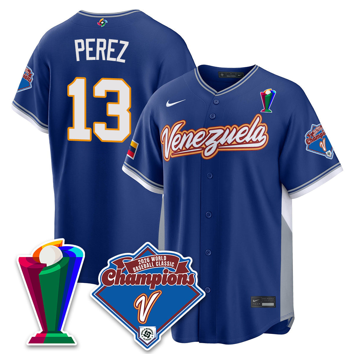Venezuela Baseball 2026 World Baseball Classic Champions Limited Jersey - All Stitched-DTD