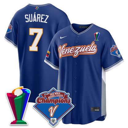 Venezuela Baseball 2026 World Baseball Classic Champions Limited Jersey - All Stitched-DTD