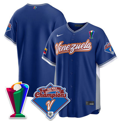 Venezuela Baseball 2026 World Baseball Classic Champions Limited Jersey - All Stitched-DTD