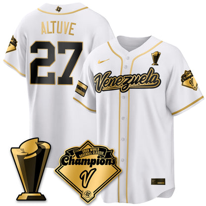 Venezuela Baseball 2026 World Baseball Classic Champions Limited Jersey - All Stitched-DTD