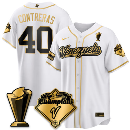 Venezuela Baseball 2026 World Baseball Classic Champions Limited Jersey - All Stitched-DTD