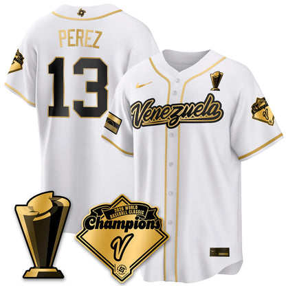 Venezuela Baseball 2026 World Baseball Classic Champions Limited Jersey - All Stitched-DTD
