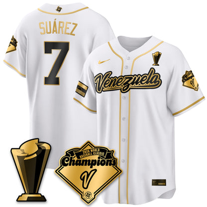Venezuela Baseball 2026 World Baseball Classic Champions Limited Jersey - All Stitched-DTD