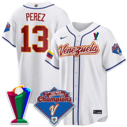 Venezuela Baseball 2026 World Baseball Classic Champions Limited Jersey - All Stitched-DTD