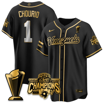 Venezuela Baseball 2026 World Baseball Classic Champions Limited Jersey V2 - All Stitched-DTD