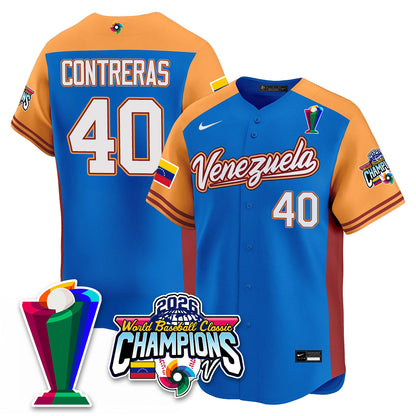 Venezuela Baseball 2026 World Baseball Classic Champions Limited Jersey V2 - All Stitched-DTD