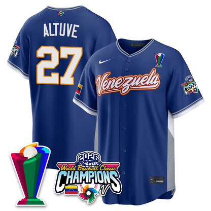 Venezuela Baseball 2026 World Baseball Classic Champions Limited Jersey V2 - All Stitched-DTD