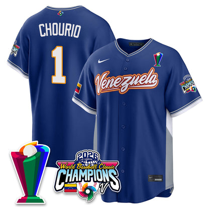 Venezuela Baseball 2026 World Baseball Classic Champions Limited Jersey V2 - All Stitched-DTD