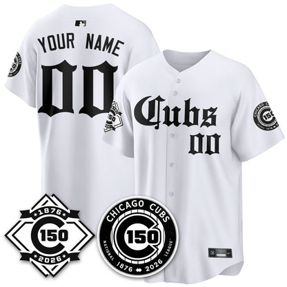 Custom CHC Gothic Vapor Limited Jersey - 150th Anniversary - All Stitched-DTD