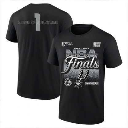 SAS 2026 NBA Western Conference Champions Printed T-Shirt V3-DTD