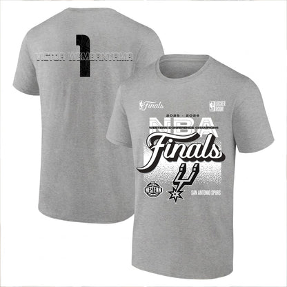 SAS 2026 NBA Western Conference Champions Printed T-Shirt V3-DTD