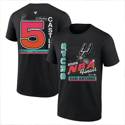 SAS 2026 NBA Western Conference Champions Printed T-Shirt V2-DTD