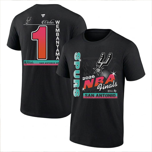SAS 2026 NBA Western Conference Champions Printed T-Shirt V2-DTD