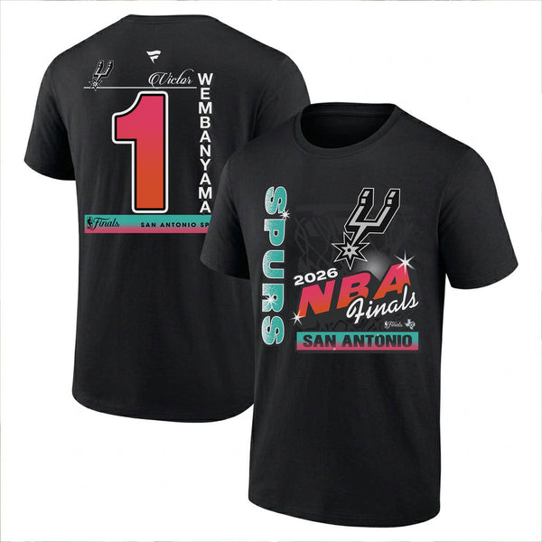 SAS 2026 NBA Western Conference Champions Printed T-Shirt V2-DTD