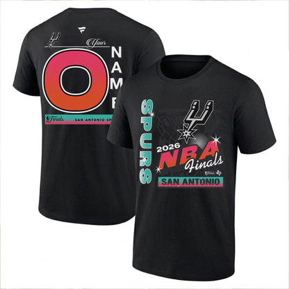 SAS 2026 NBA Western Conference Champions Custom Printed T-Shirt V2-DTD