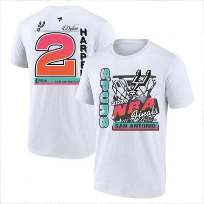 SAS 2026 NBA Western Conference Champions Printed T-Shirt V2-DTD