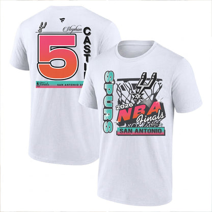 SAS 2026 NBA Western Conference Champions Printed T-Shirt V2-DTD
