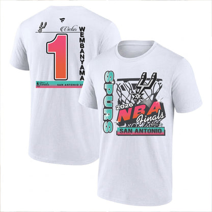SAS 2026 NBA Western Conference Champions Printed T-Shirt V2-DTD