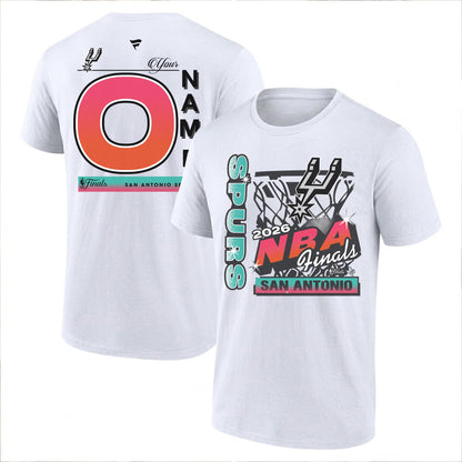 SAS 2026 NBA Western Conference Champions Custom Printed T-Shirt V2-DTD