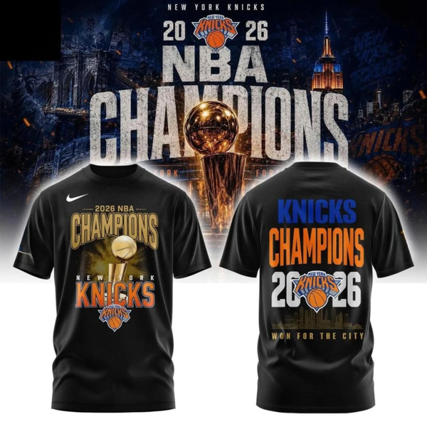 NYK 2026 Basketball Champions Two Sides Printed T-Shirt V2-DTD