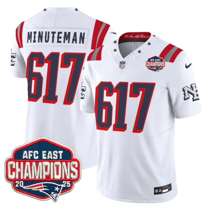 NE 2025 "Rivalries" AFC East Champions Vapor Limited Jersey - All Stitched-DTD