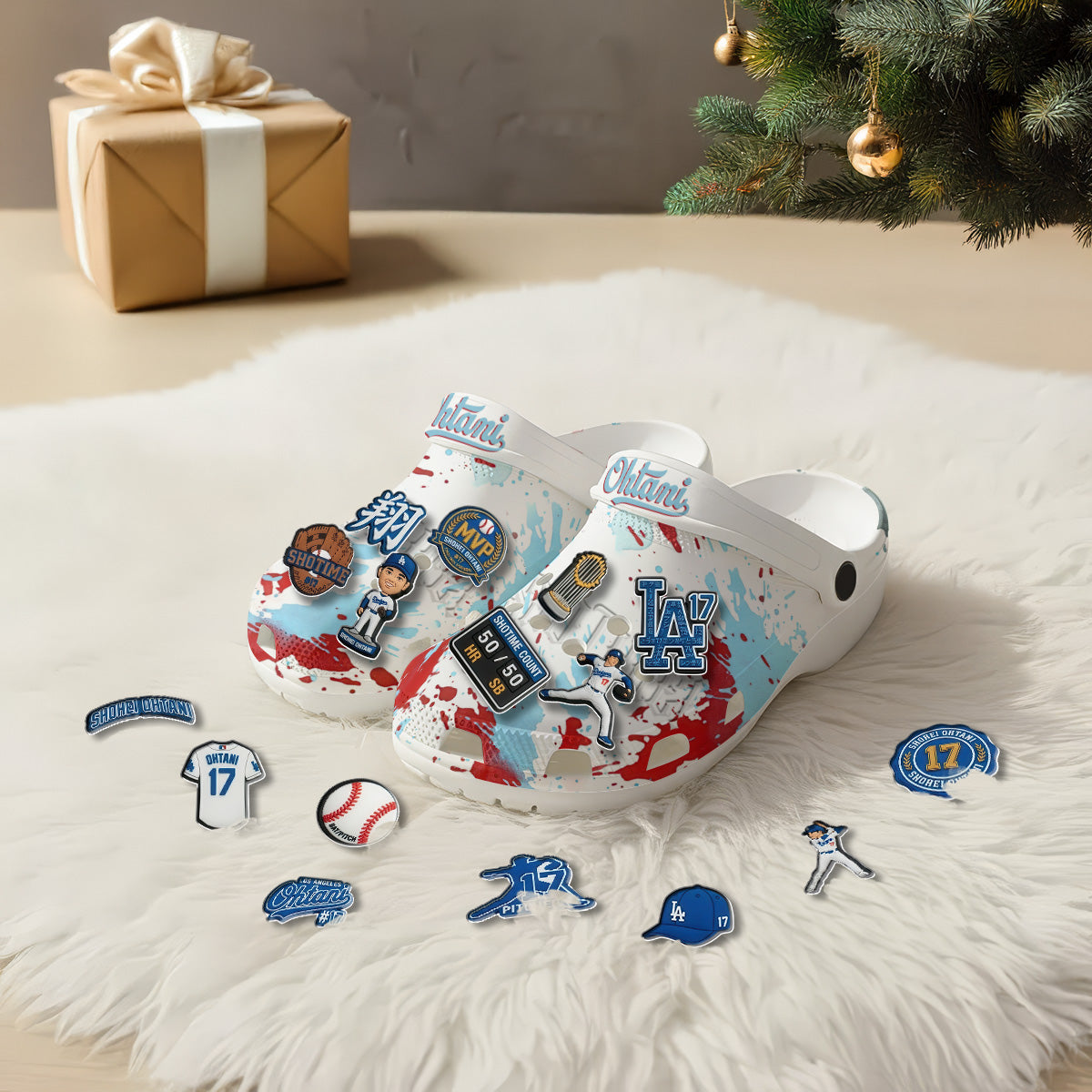 LAD 2026 Shotime White clogs - Charms Gift Set-DTD