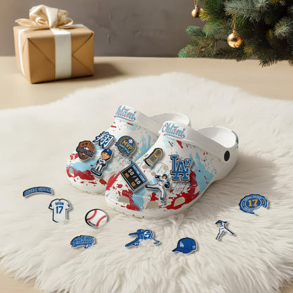 LAD 2026 Shotime White clogs - Charms Gift Set-DTD