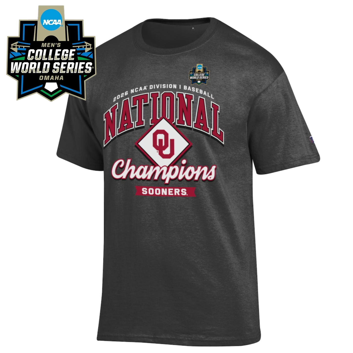 OU 2026 NCAA Men’s Baseball National Champions One Side T-Shirt V4-DTD