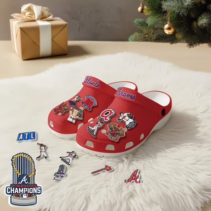 ATL 2026 Red clogs - Charms Gift Set-DTD