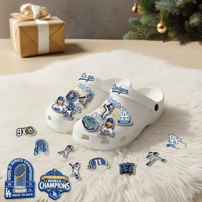 LAD 2026 Champions White clogs - Charms Gift Set-DTD