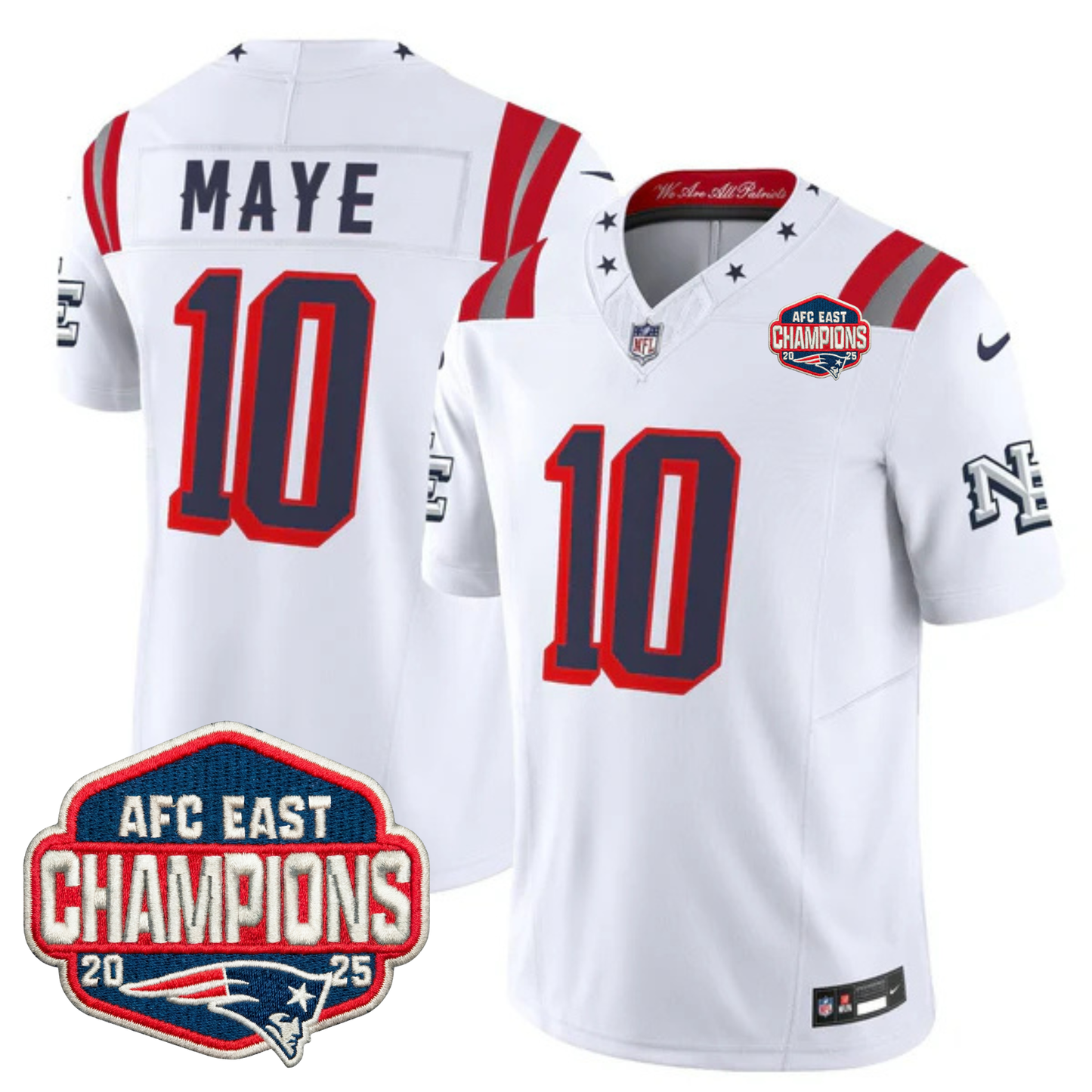 NE 2025 "Rivalries" AFC East Champions Vapor Limited Jersey - All Stitched-DTD
