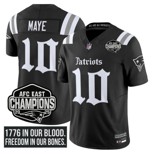 NE AFC East Champions Patch Vapor Limited Jersey - All Stitched n3-DTD