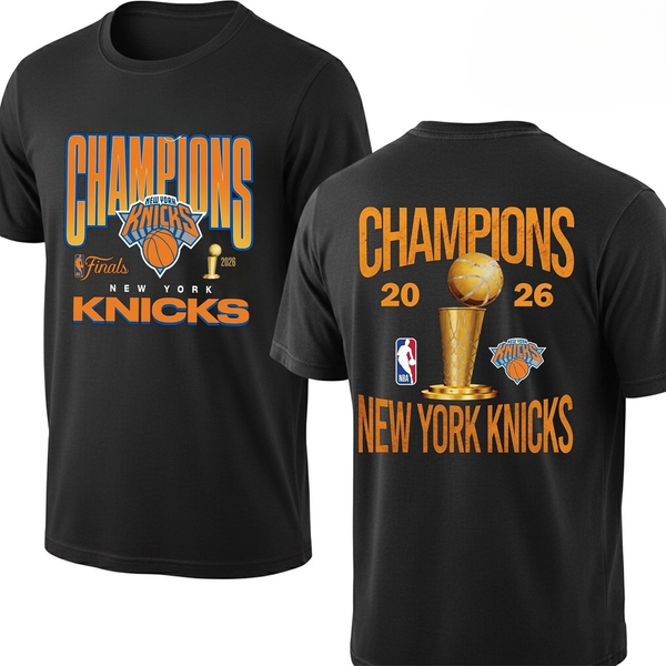 NYK 2026 Basketball Champions Two Sides Printed T-Shirt-DTD